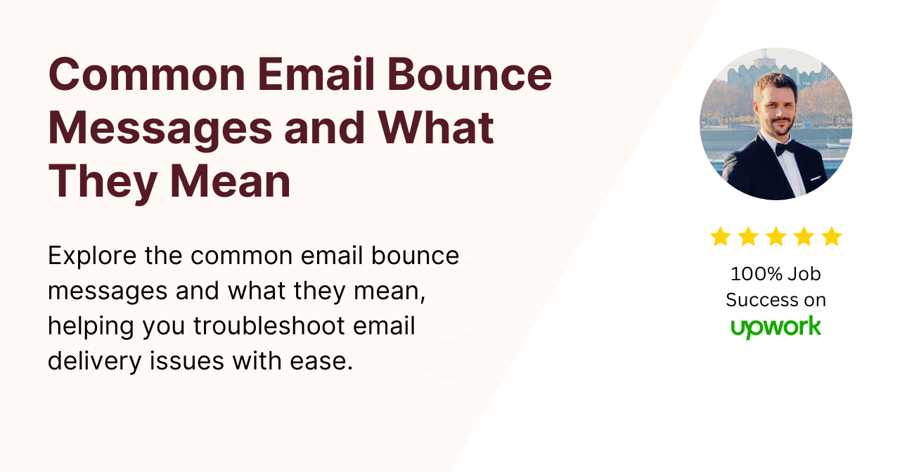 Common Email Bounce Messages and What They Mean